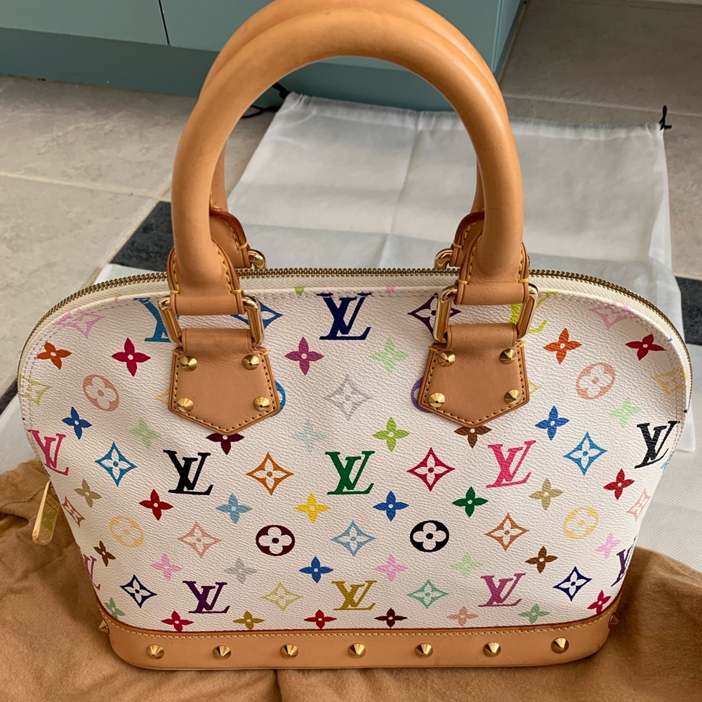 Louis Vuitton Alma PM White multicolor